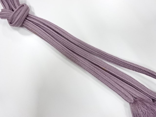 正絹　無形文化財　道明製　手組帯締め